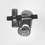 Настенный светильник 7312W black/smoky