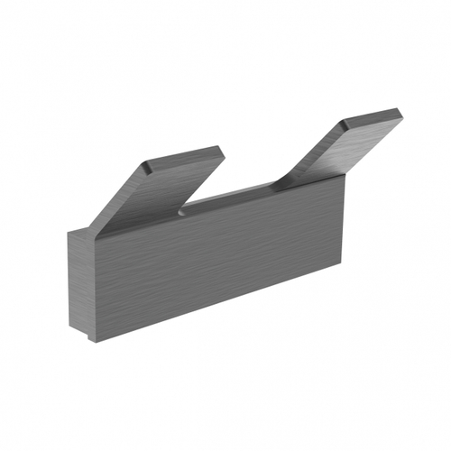 Двойной крючок для ванной WONZON & WOGHAND LOTTE, Темный графит (WW-8325-BGM)