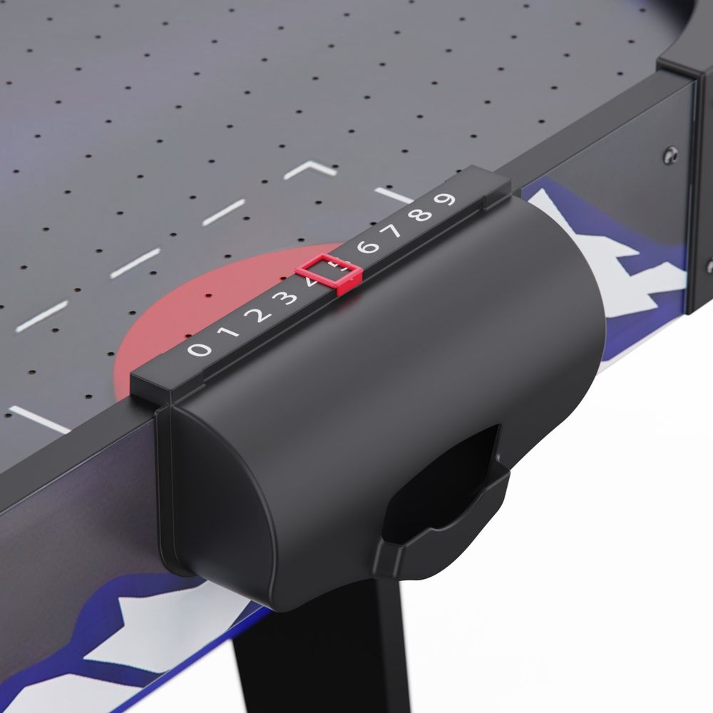 Игровой стол – аэрохоккей с подсветкой DFC Championship 53&amp;quot; 135 х 65 см, складной, черный