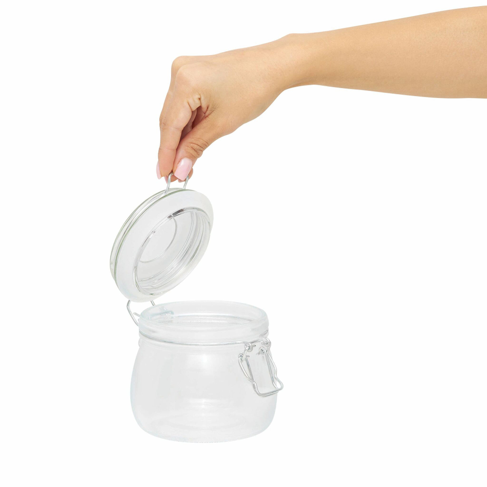 Стеклянная банка для хранения продуктов CLICKY M, объем ок. 500 ml