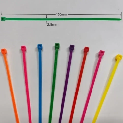 Honxiny Стяжка 2.5мм x 150мм, 160 шт., Капрон