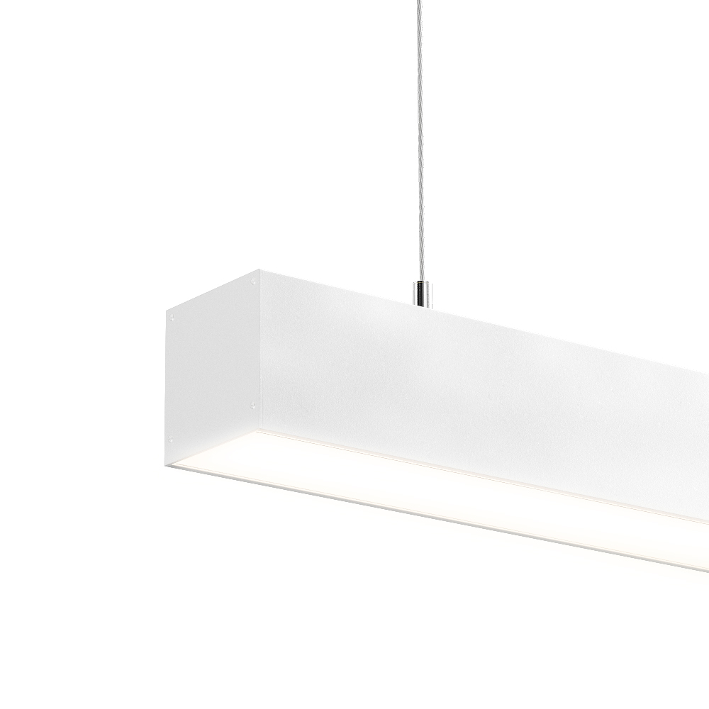 Светильник LED профильный L30 162W 4515х35х32мм 4000К белый подвесной IP40