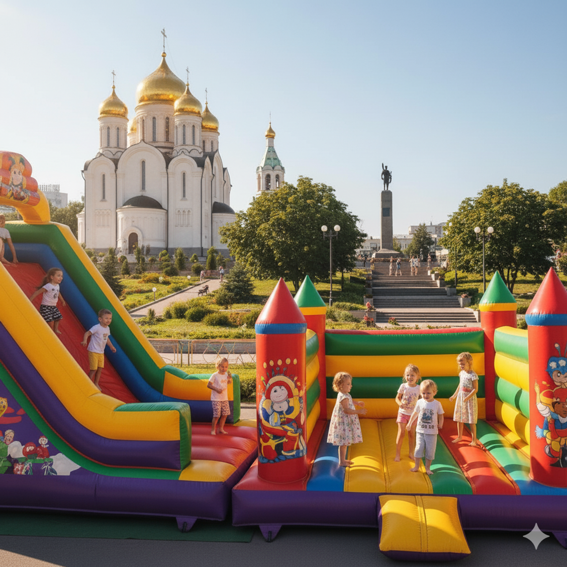 Батут купить в Армавире – Надувные аттракционы от производителя БатутМастер