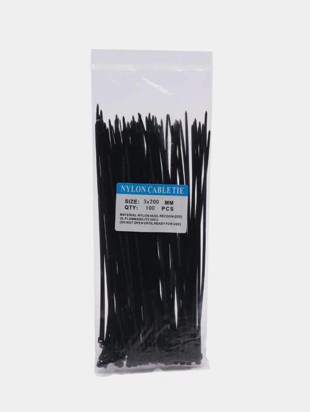 Нейлоновый хомут-стяжка 100 шт 2,5х100 мм