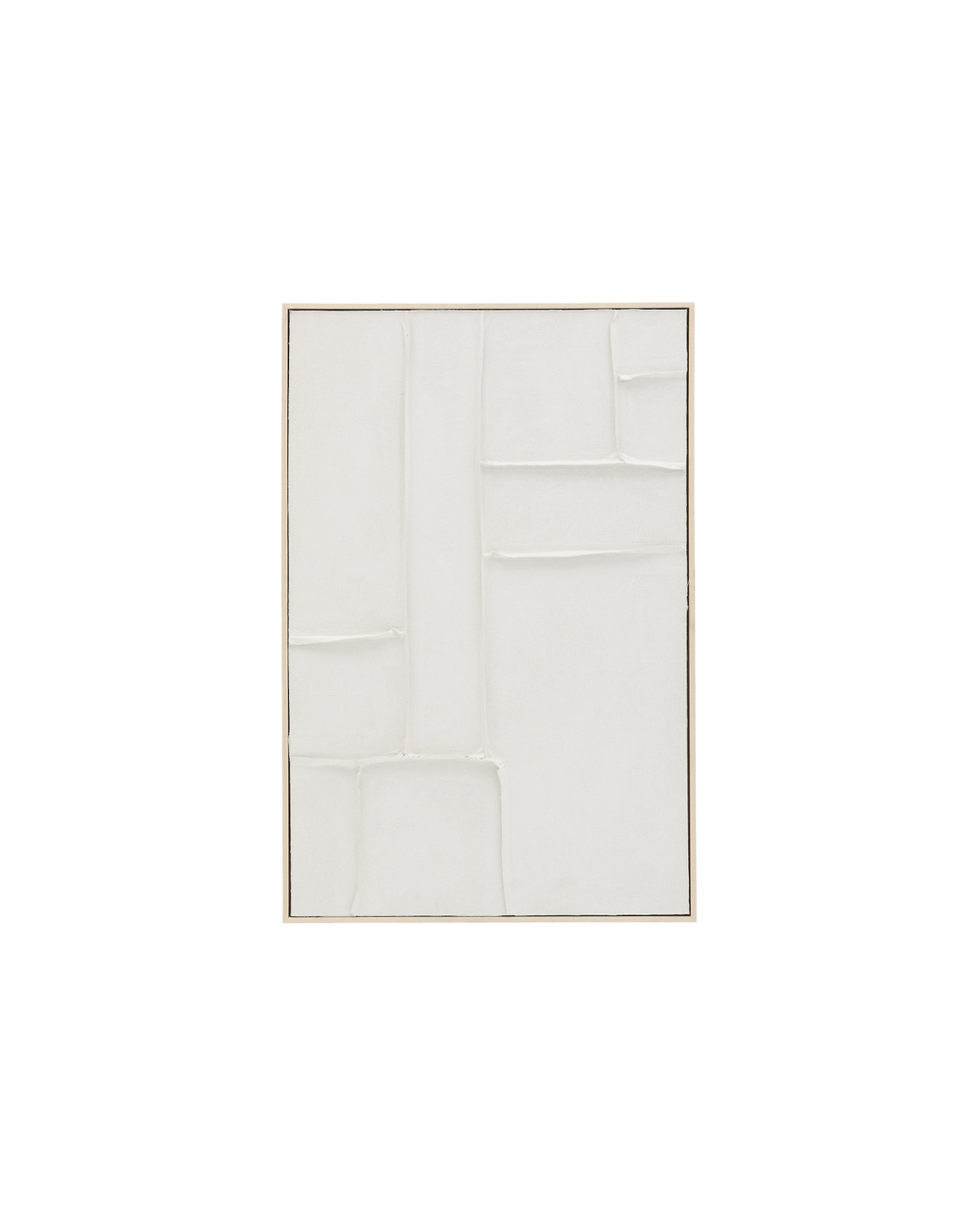 Klis Картина на льне с белым рельефным элементом 60 х 90 см