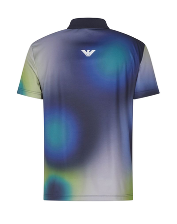 Мужское теннисное поло EA7 Tennis Pro - multicolor circle