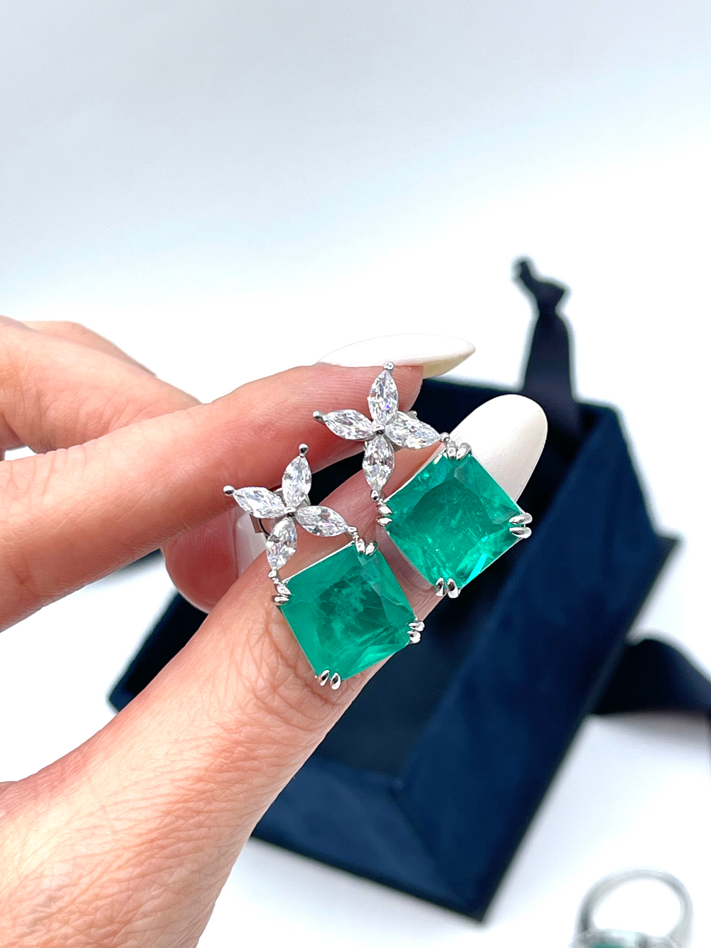 Серьги Виктория параиба