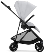 Коляска Cybex Melio Carbon 2 в 1 Fog Grey/Magic Black с дождевиками
