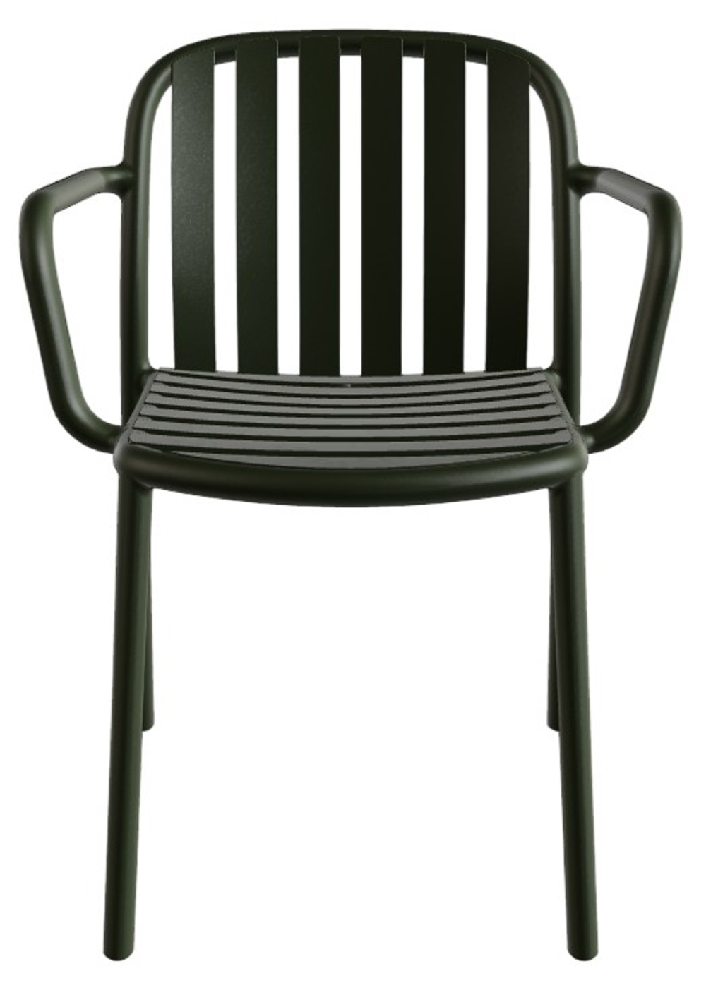 Кресло пластиковое Papatya Galata-K, кипарисовый