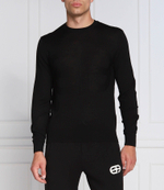 Хлопковый свитер Emporio Armani - черный(6L1MU7 1MMVZ)
