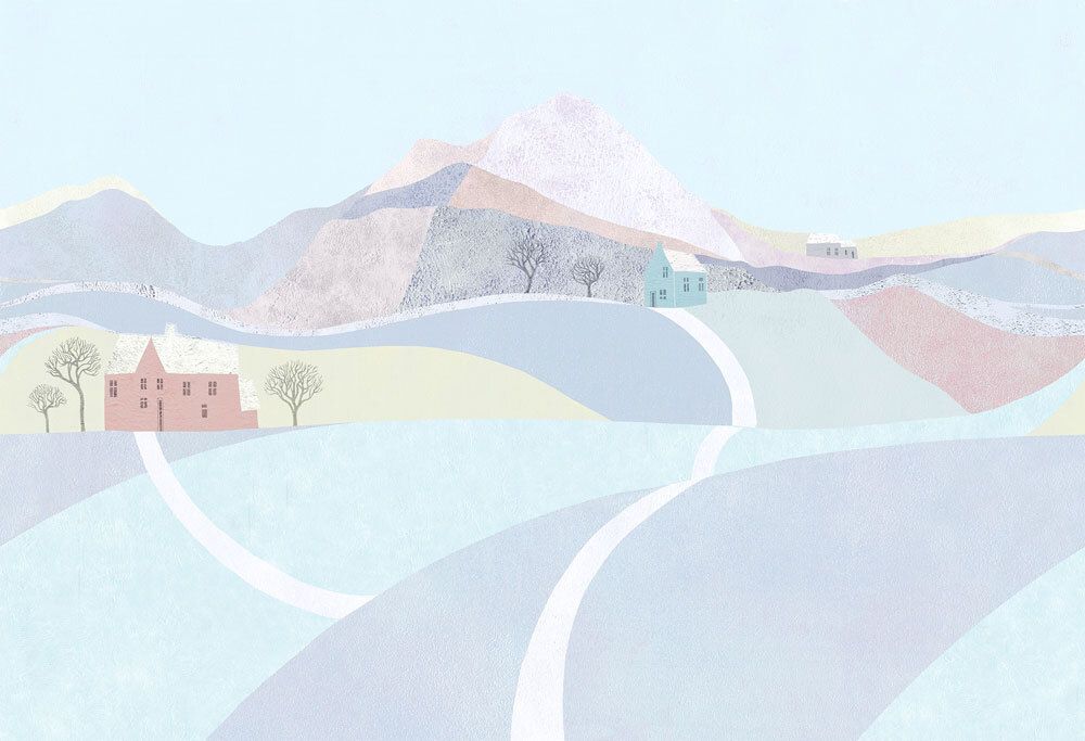 Бесшовная фреска Скин LANDSCAPE, 2,7 м (Ширина 4 м)