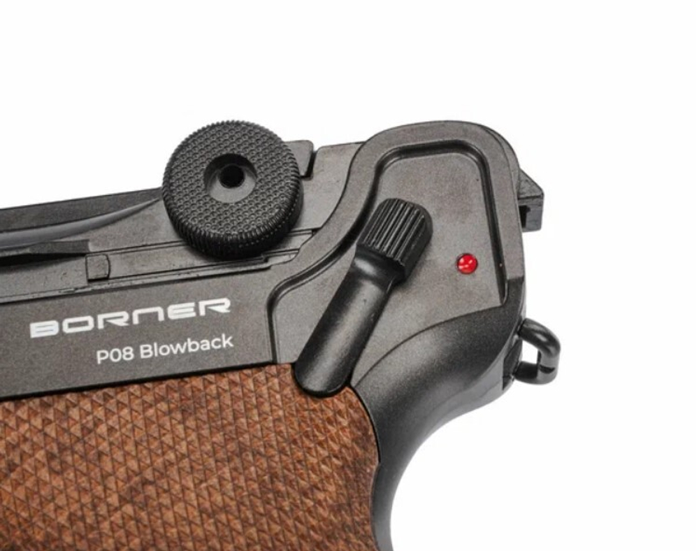 Пистолет пневматический Borner P08 4,5 мм BLOWBACK