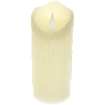 Сувенир с подсветкой «Свеча восковая - Изыск» 7,5*17,5 см - облита воском (работает от батареек 3 ААА)