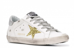Кеды Женские GOLDEN GOOSE 'SUPERSTAR' GOLD GLITTER STAR