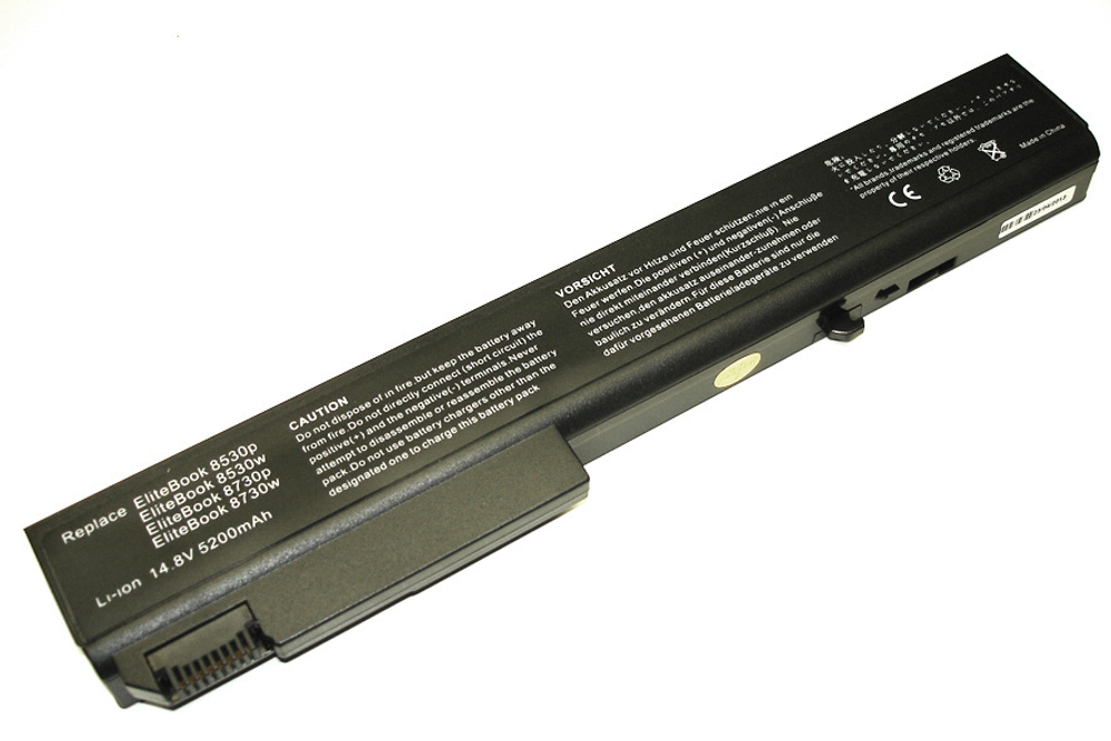 Аккумуляторная батарея для ноутбука HP Compaq 8530, Probook 6545 (HSTNN-OB60) 14.4V 52Wh OEM черная