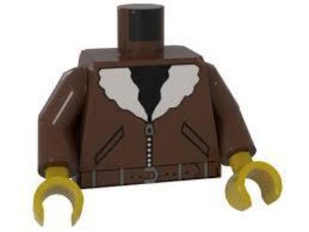 Коричневый бомбер