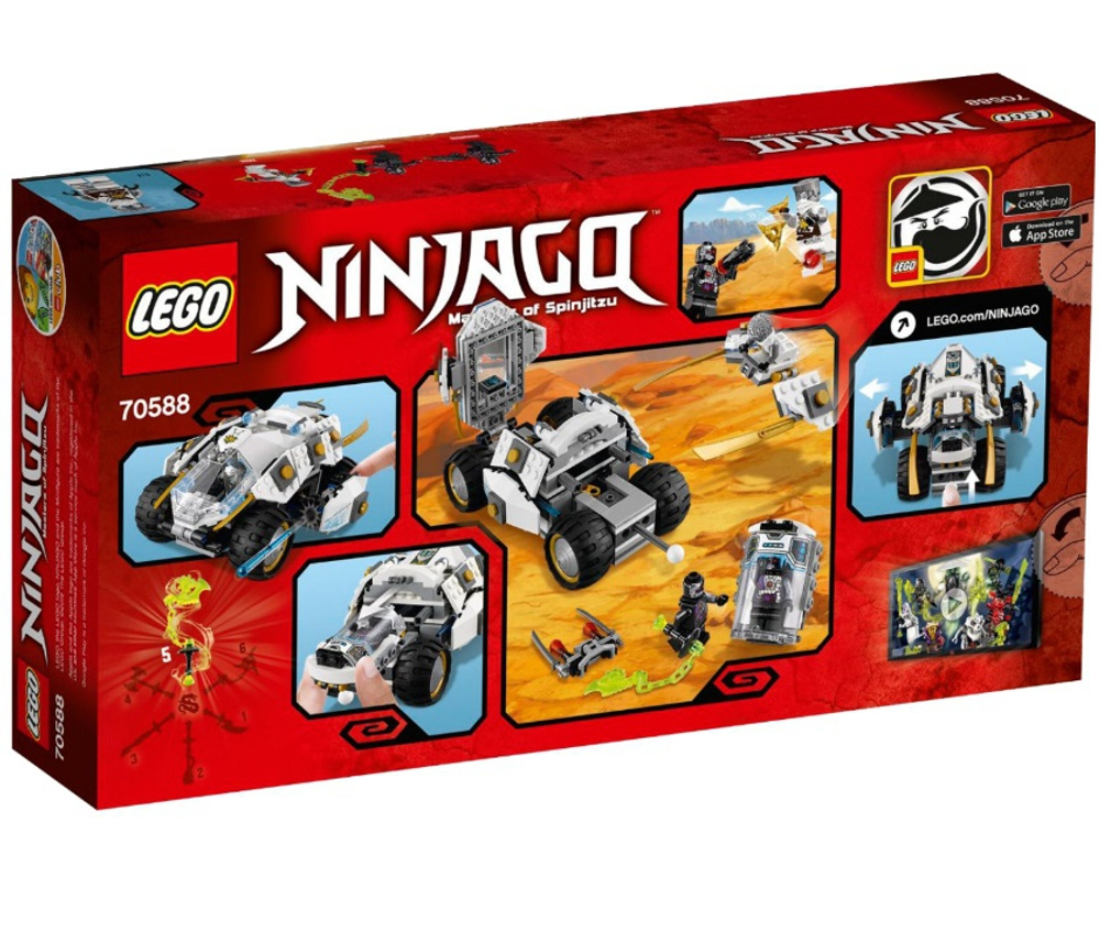 LEGO Ninjago: Внедорожник титанового ниндзя 70588 — Titanium Ninja Tumbler — Лего Ниндзяго