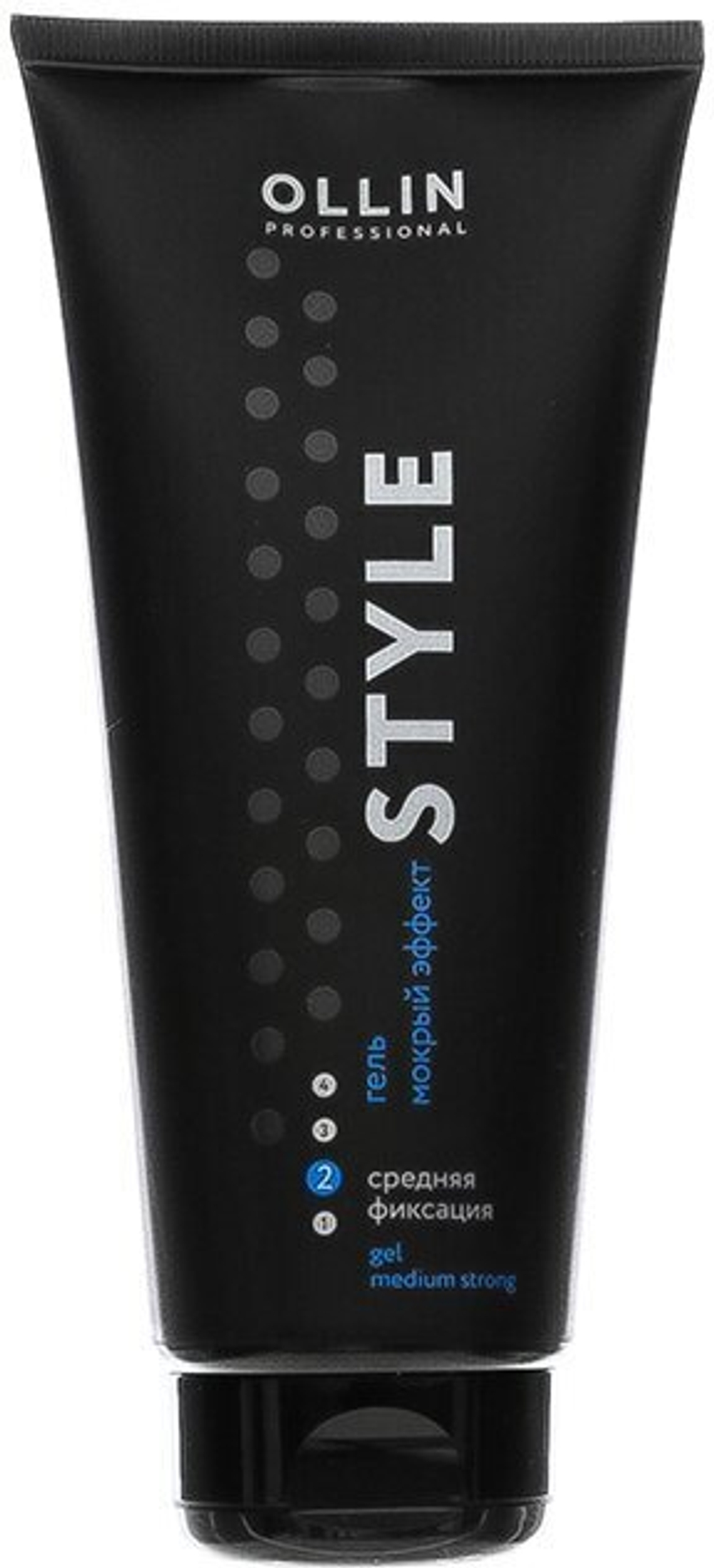 OLLIN STYLE Гель "мокрый эффект" средней фиксации 200мл/ Wet Gel Medium