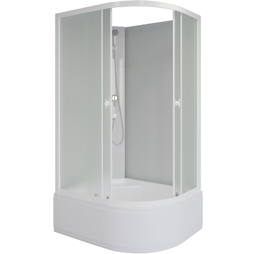 Душевая кабина Niagara Promo 100x80 L P100/80/40L/MT/BK без гидромассажа