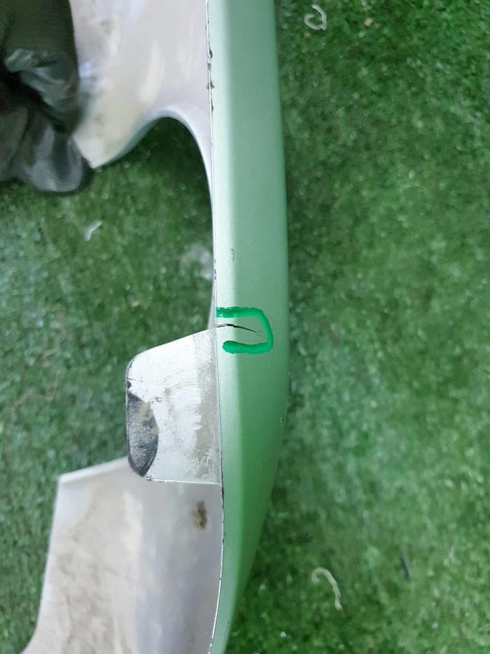 Накладка заднего бампера BMW X4 G02 (2018-2021)