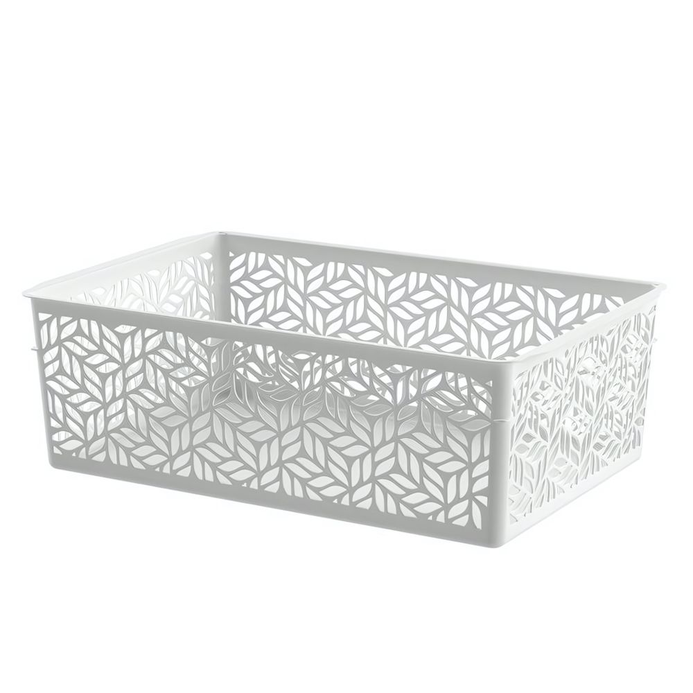 Корзинка универсальная "Linden" 4,3л, 290х190х95мм (светло-серый)