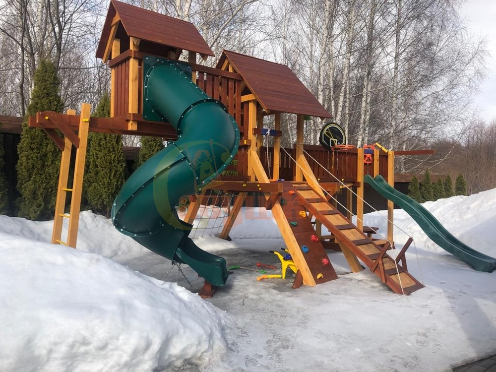 Деревянный игровой комплекс Савушка Lux - 15