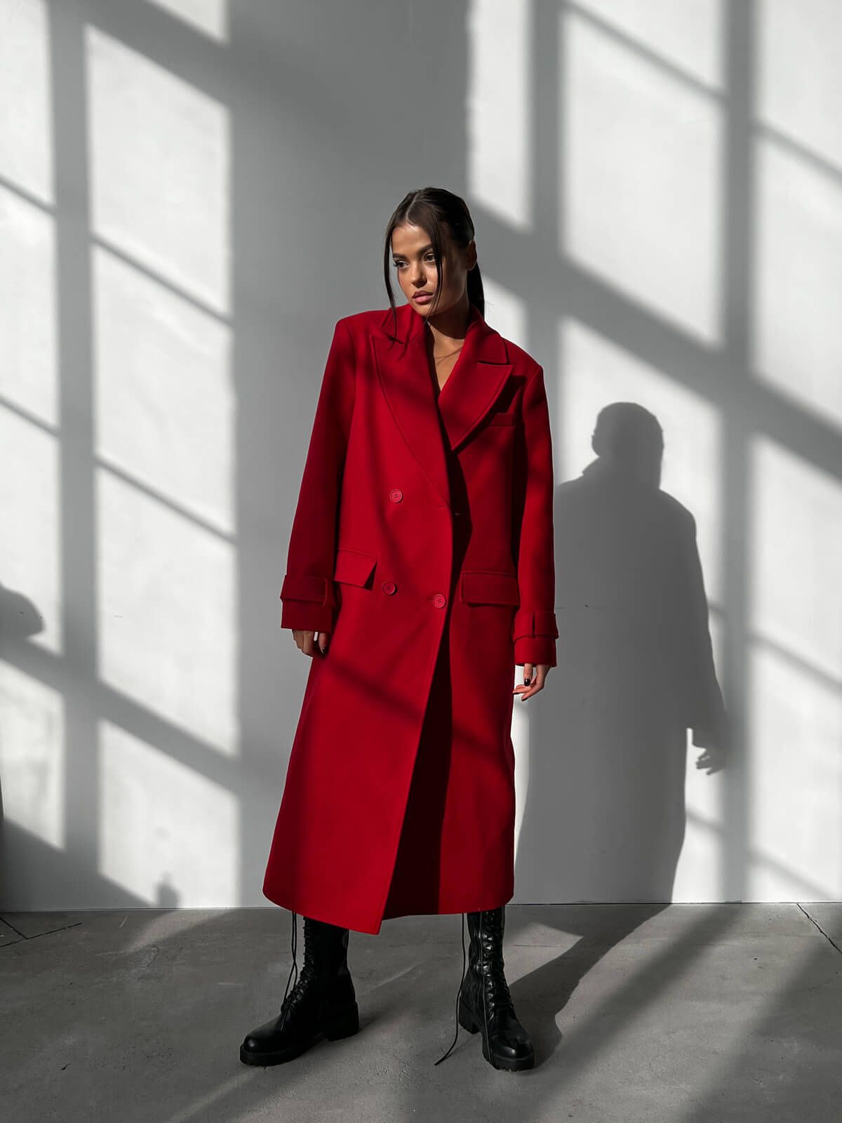 Пальто двубортное Ruby