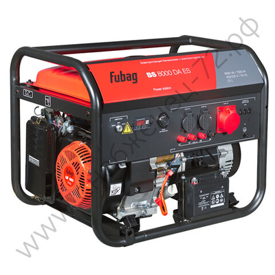 FUBAG Бензиновый генератор (трехфазный) с электростартером и коннектором автоматики BS 8000 DA ES