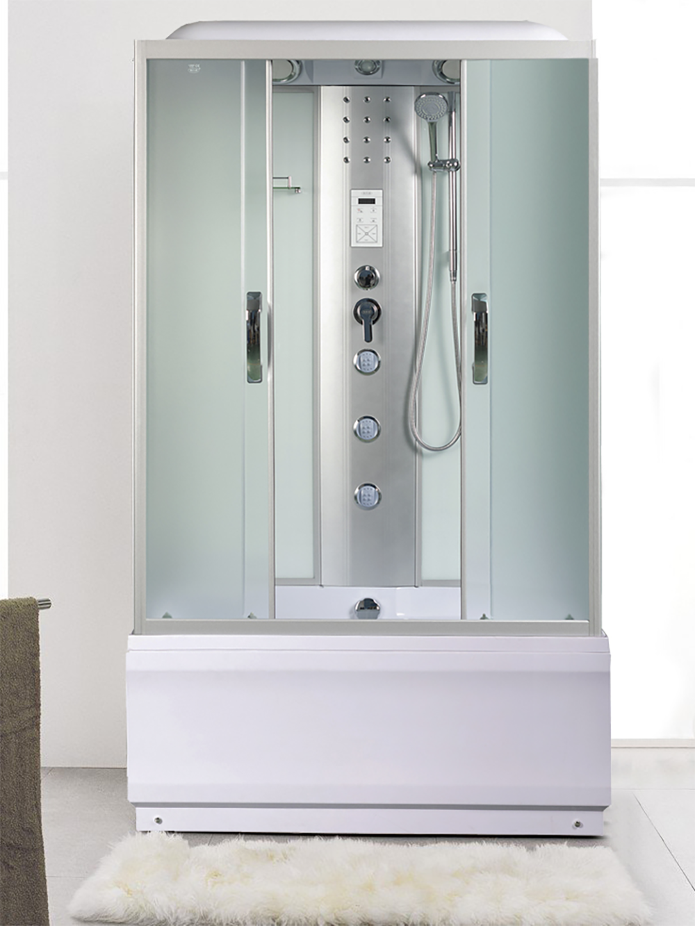 Душевая кабина RIVER SENA 120/80/55 МТ 120х80х217 10000001133 Универсальная Прямоугольная