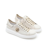 Кожаные кроссовки Patrizia Pepe - кремовый(PPJ103)