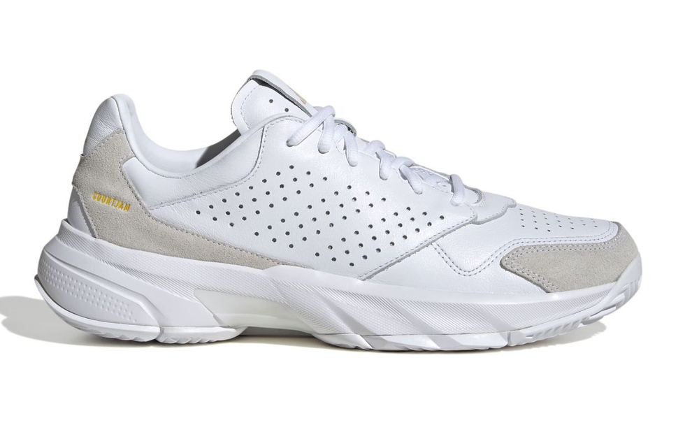 Теннисные кроссовки Adidas CourtJam Control 3 Premium - cloud white/cloud white