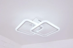 Люстра потолочная светодиодная Corpo 4030 , LED, цвет белый. Люстра с пультом управления, мощность 52 Вт. Светильник потолочный. Площадь освещения до 15 м2