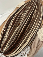 Сенегальские косы из войлока