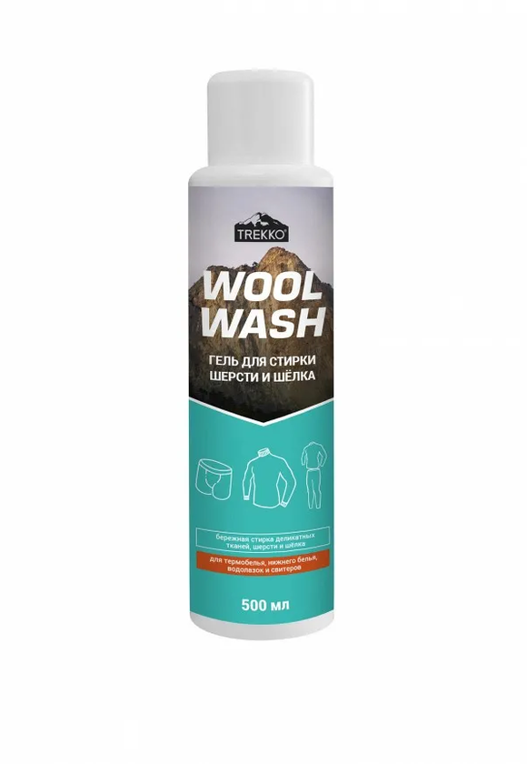ГЕЛЬ ДЛЯ СТИРКИ ДЕЛИКАТНЫХ ТКАНЕЙ ШЕРСТИ И ШЕЛКА TREKKO WOOL WASH