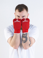 Накладки для каратэ BoyBo BO130, хлопок, красные