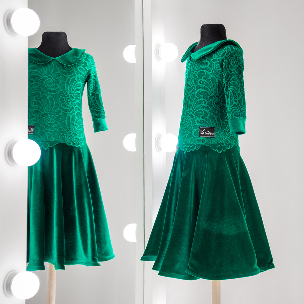 зеленое рейтинговое платье