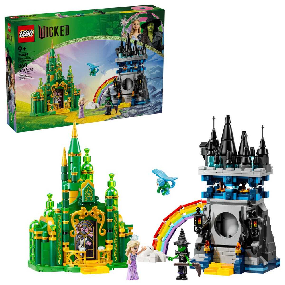 Конструктор LEGO Wicked 75689 Emerald City & Kiamo Ko Castle