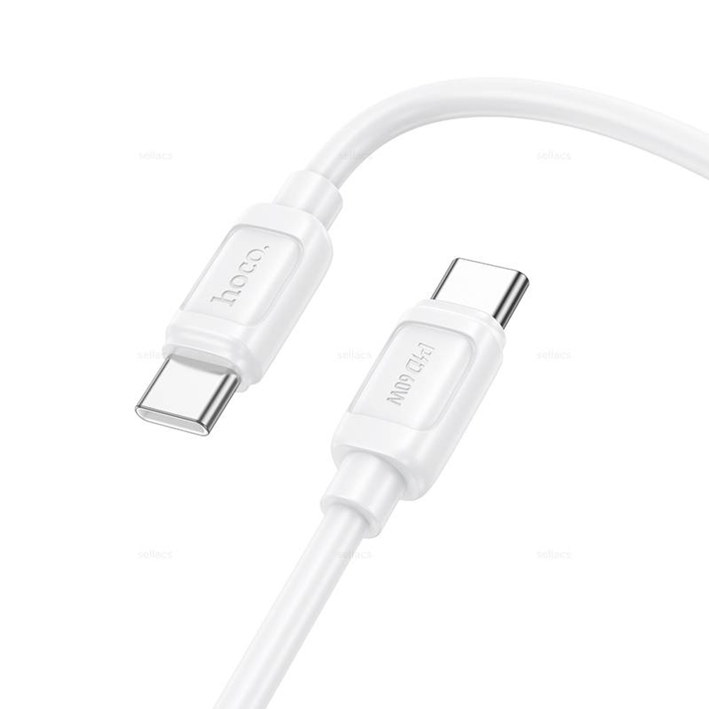 Кабель Type-C на Type-C 60W Hoco X115 (white) (Краснодар склад)