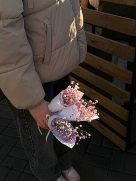 Собирали букеты с Омичами на городском мероприятии