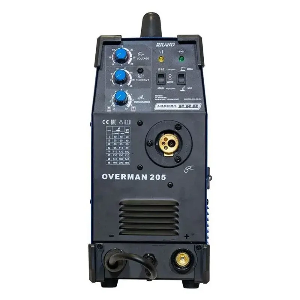 AuroraPRO OVERMAN 205 инверторный сварочный полуавтомат 7226644