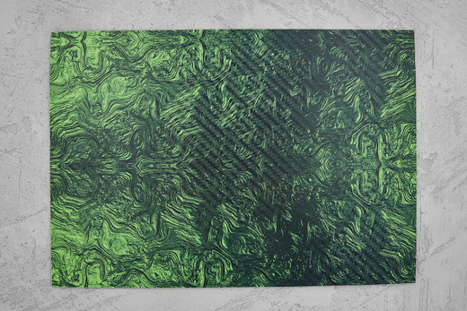 Kydex Foil green 2,03мм, лист 300x200мм