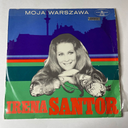 Винтажная виниловая пластинка LP Irena Santor Ирена Сантор Moja Warszawa Песенки Послевоенной Варшавы (Польша 1972)