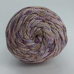 Полиэфирный шнур круглый 3 мм меланж Черничный смузи