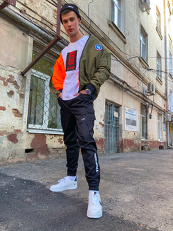 Брюки BLK CROWN Thunder Logo Black