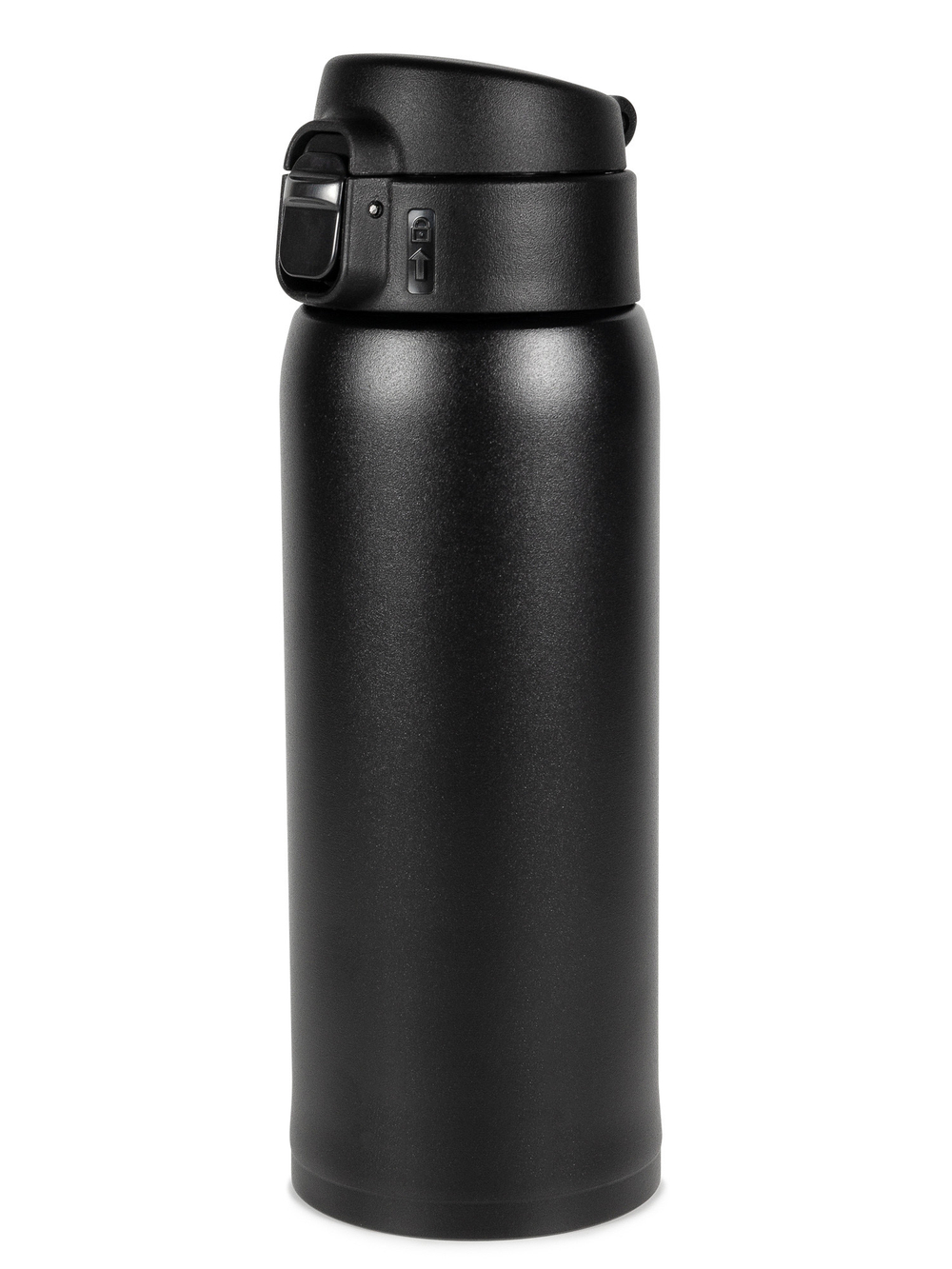 Термокружка Relaxika 701 (0,48 литра), черная (без лого)