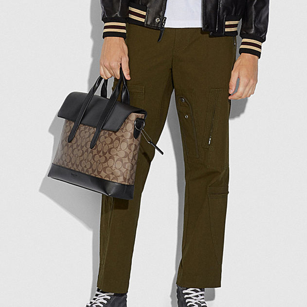 COACH Male Hamilton 38 Monogram Large Handbag Briefcase