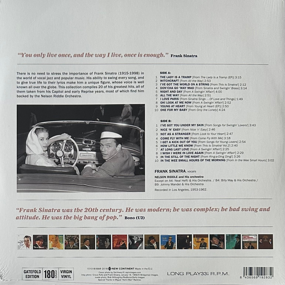 Frank Sinatra ‎– The Hits (Европа 2018г.)