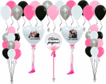 Воздушный шар Black Pink Premium