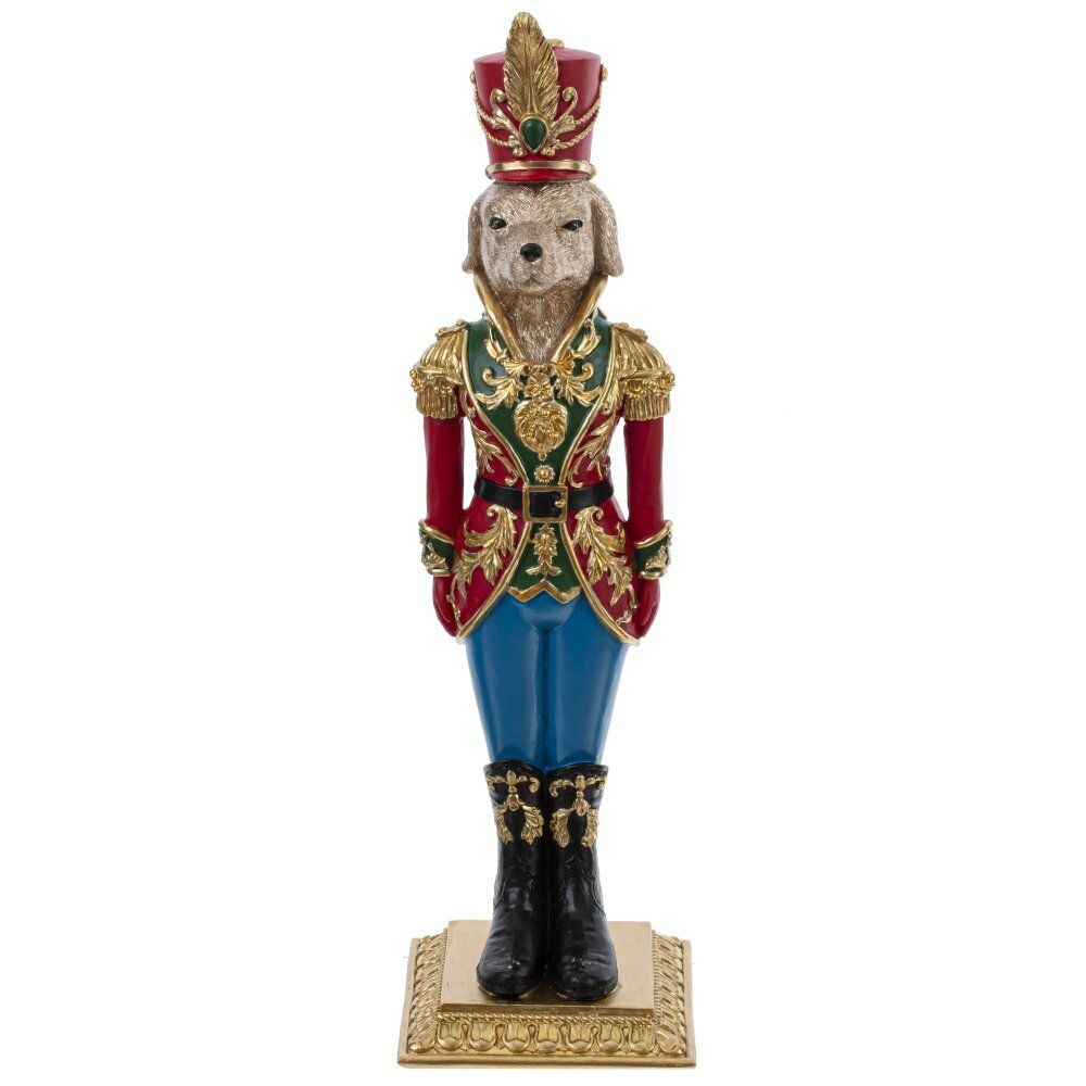 GAEM Фигурка декоративная "Солдатик-собака", L9 W9 H32 см