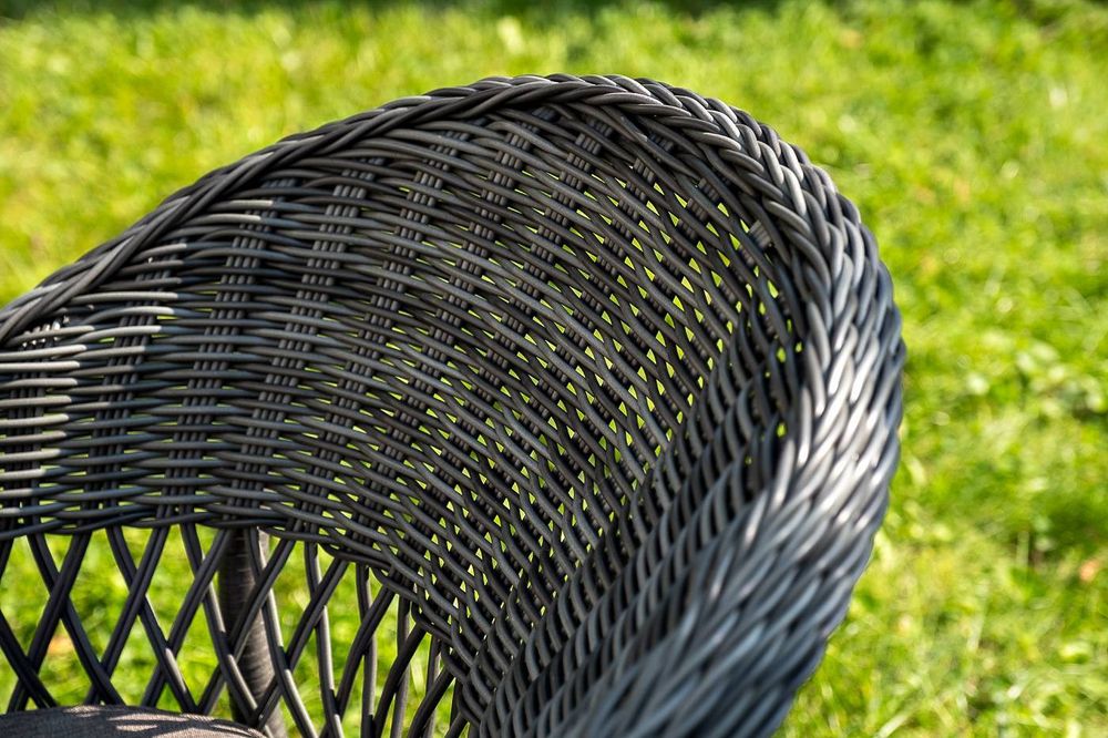 "Эспрессо–150 S" обеденная группа плетеная, цвет графит